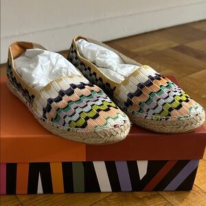 Castañer x Missoni Kenda Multicolored Flat Espadrilles